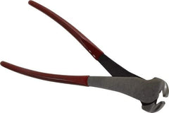 Proto - 8-1/4" OAL, End Cutting Pliers - 5/16" Jaw Length x 1-3/4" Jaw Width, Plastisol Handle - Apex Tool & Supply