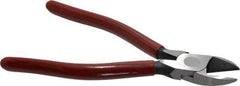 Proto - 7-5/16" OAL, Diagonal Cutter - 1" Jaw Length x 7/8" Jaw Width, Oval Head, Plastisol Handle - Apex Tool & Supply