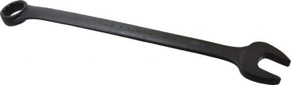 Proto - 1-3/8" 12 Point Offset Combination Wrench - 15° Offset Angle, 18-1/2" OAL, Steel, Black Finish - Apex Tool & Supply