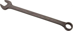 Proto - 1-3/4" 12 Point Offset Combination Wrench - 15° Offset Angle, 25" OAL, Steel, Black Finish - Apex Tool & Supply