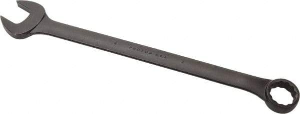 Proto - 2" 12 Point Offset Combination Wrench - 15° Offset Angle, 28" OAL, Steel, Black Finish - Apex Tool & Supply
