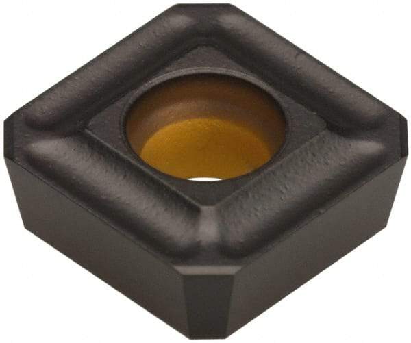 Kennametal - SPGX0903 Grade KCPK30 Carbide Milling Insert - TiN/TiCN/Al2O3 Finish, 1/8" Thick, 0.3752" Inscribed Circle - Apex Tool & Supply