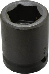 Proto - 3/4" Drive 1" Standard Impact Socket - 6 Points, 2-1/16" OAL - Apex Tool & Supply