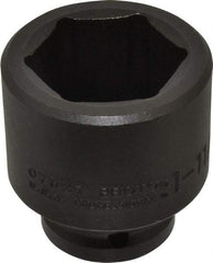 Proto - 3/4" Drive 1-11/16" Standard Impact Socket - 6 Points, 2-5/8" OAL - Apex Tool & Supply