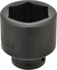 Proto - 3/4" Drive 1-7/8" Standard Impact Socket - 6 Points, 2-13/16" OAL - Apex Tool & Supply