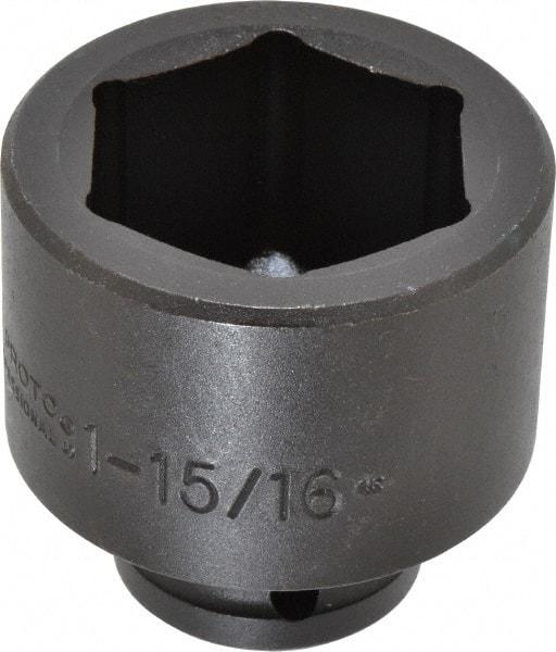 Proto - 3/4" Drive 1-15/16" Standard Impact Socket - 6 Points, 2-13/16" OAL - Apex Tool & Supply