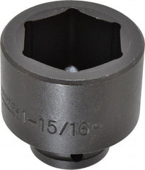 Proto - 3/4" Drive 1-15/16" Standard Impact Socket - 6 Points, 2-13/16" OAL - Apex Tool & Supply