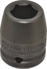 Proto - 3/4" Drive 21mm Standard Impact Socket - 6 Points, 1-59/64" OAL - Apex Tool & Supply