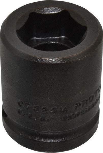 Proto - 3/4" Drive 24mm Standard Impact Socket - 6 Points, 2" OAL - Apex Tool & Supply