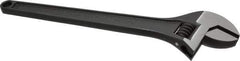 Proto - 1-11/16" Jaw Capacity, 15" Standard Adjustable Wrench - Steel, Black Finish - Apex Tool & Supply