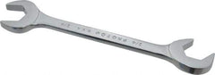 Proto - 3/4" Standard Open End Wrench - 7" OAL, Double End, Chrome Finish, 15° & 60° Head Angle - Apex Tool & Supply