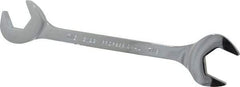 Proto - 7/8" Standard Open End Wrench - 8" OAL, Double End, Chrome Finish, 15° & 60° Head Angle - Apex Tool & Supply