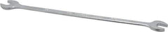 Proto - 7/16" x 1/2" Standard Extra Thin Open End Wrench - 10" OAL, Double End, Satin Finish, 15° Head Angle - Apex Tool & Supply