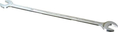Proto - 1/2" x 9/16" Standard Extra Thin Open End Wrench - 10" OAL, Double End, Satin Finish, 15° Head Angle - Apex Tool & Supply