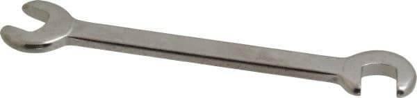 Proto - 9/32" Stubby Open End Wrench - 3-1/2" OAL, Double End, Satin Finish, 15° & 75° Head Angle - Apex Tool & Supply