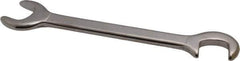 Proto - 5/8" Stubby Open End Wrench - 5-3/4" OAL, Double End, Satin Finish, 15° & 75° Head Angle - Apex Tool & Supply