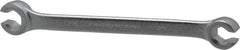 Proto - 3/8 x 7/16", Chrome Finish, Open End Flare Nut Wrench - 6 Points, 6-1/4" OAL, Steel, Double End Head - Apex Tool & Supply