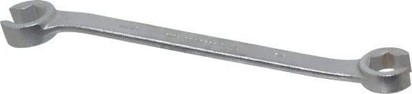 Proto - 5/8 x 11/16", Chrome Finish, Open End Flare Nut Wrench - 6 Points, 8-3/4" OAL, Steel, Double End Head - Apex Tool & Supply