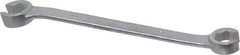 Proto - 5/8 x 11/16", Chrome Finish, Open End Flare Nut Wrench - 6 Points, 8-3/4" OAL, Steel, Double End Head - Apex Tool & Supply