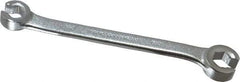 Proto - 9 x 11mm, Chrome Finish, Open End Flare Nut Wrench - 6 Points, 6-5/16" OAL, Steel, Double End Head - Apex Tool & Supply