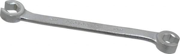 Proto - 10 x 12mm, Chrome Finish, Open End Flare Nut Wrench - 6 Points, 6-15/16" OAL, Steel, Double End Head - Apex Tool & Supply
