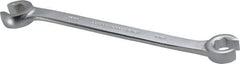 Proto - 13 x 14mm, Chrome Finish, Open End Flare Nut Wrench - 6 Points, 7-1/2" OAL, Steel, Double End Head - Apex Tool & Supply