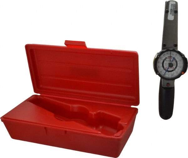 Proto - 3/8" Drive Dial Torque Wrench - 250 In/Lb Torque, 10" OAL, 5 In/Lb Graduation, Fixed Head - Apex Tool & Supply