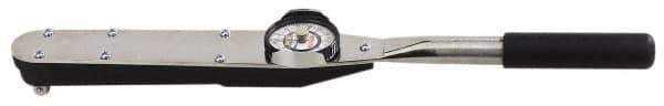 Proto - 1" Drive Dial Torque Wrench - 2,000 Ft/Lb Torque, 110-3/4" OAL, 40 Ft/Lb Graduation, Fixed Head - Apex Tool & Supply