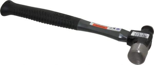 Stanley - 1 Lb Head High Carbon Steel Ball Pein Hammer - Graphite Handle, 12-3/4" OAL, Graphite with Rubber Grip - Apex Tool & Supply