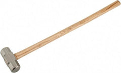 Stanley - 8 Lb Head, 34-1/4" Long Sledge Hammer - Steel Head, Wood Handle - Apex Tool & Supply