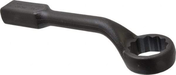 Proto - 2-1/4" 12 Point Striking Box Wrench - Single End, 3-3/8" Head Diam x 1-1/2" Head Thickness, 13-1/2" OAL, Steel - Apex Tool & Supply