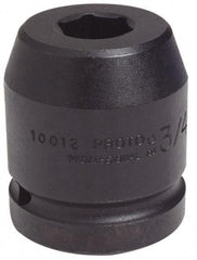 Proto - 1" Drive 4-1/8" Standard Impact Socket - 6 Points, 5-1/2" OAL - Apex Tool & Supply