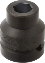 Proto - 1" Drive 3/4" Standard Impact Socket - 6 Points, 2-7/16" OAL - Apex Tool & Supply