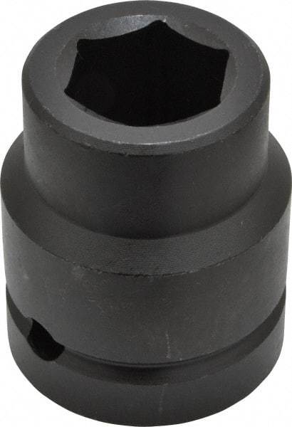Proto - 1" Drive 1" Standard Impact Socket - 6 Points, 2-1/2" OAL - Apex Tool & Supply