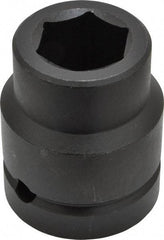Proto - 1" Drive 1" Standard Impact Socket - 6 Points, 2-1/2" OAL - Apex Tool & Supply