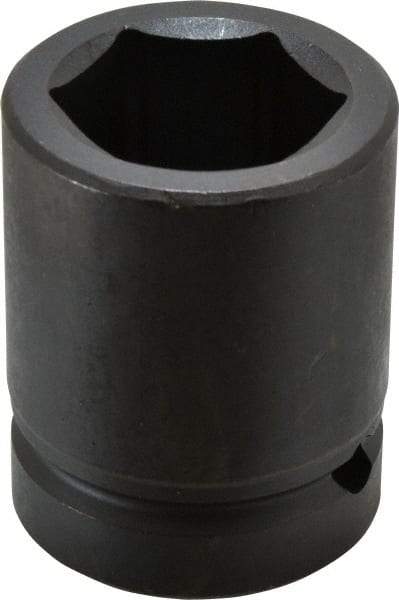 Proto - 1" Drive 1-3/8" Standard Impact Socket - 6 Points, 2-3/4" OAL - Apex Tool & Supply