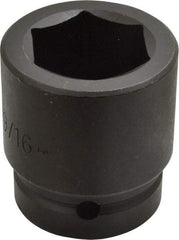 Proto - 1" Drive 1-9/16" Standard Impact Socket - 6 Points, 2-5/8" OAL - Apex Tool & Supply
