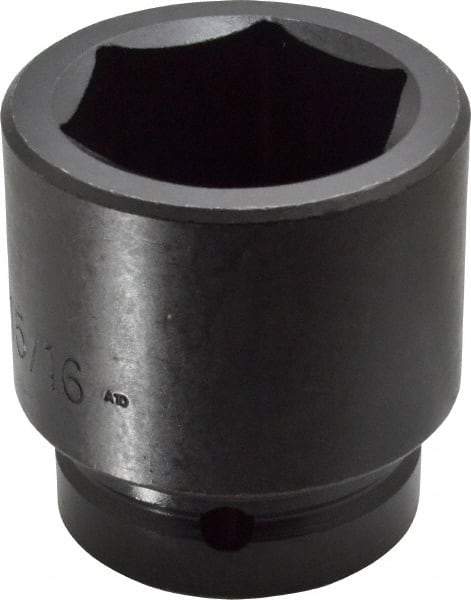 Proto - 1" Drive 1-15/16" Standard Impact Socket - 6 Points, 3" OAL - Apex Tool & Supply