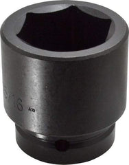 Proto - 1" Drive 1-15/16" Standard Impact Socket - 6 Points, 3" OAL - Apex Tool & Supply