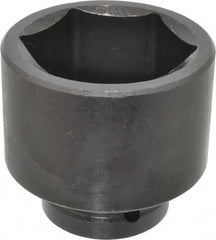 Proto - 1" Drive 3" Standard Impact Socket - 6 Points, 4" OAL - Apex Tool & Supply