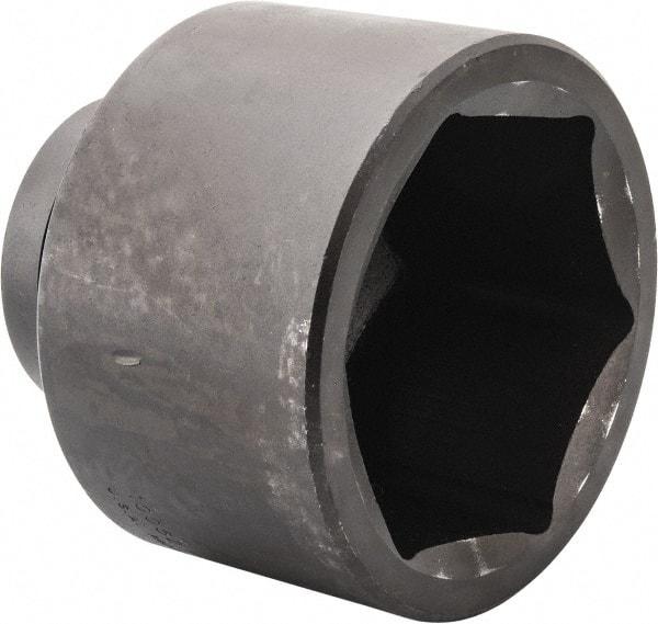 Proto - 1" Drive 3-1/4" Standard Impact Socket - 6 Points, 4-3/8" OAL - Apex Tool & Supply