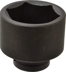Proto - 1" Drive 3-3/8" Standard Impact Socket - 6 Points, 4-7/16" OAL - Apex Tool & Supply
