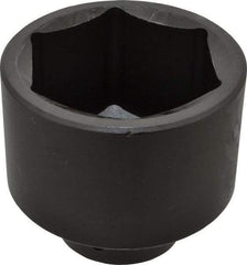 Proto - 1" Drive 3-1/2" Standard Impact Socket - 6 Points, 4-1/2" OAL - Apex Tool & Supply