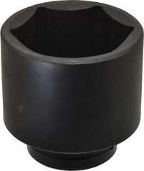 Proto - 1" Drive 3-5/8" Standard Impact Socket - 6 Points, 4-3/4" OAL - Apex Tool & Supply