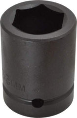 Proto - 1" Drive 33mm Standard Impact Socket - 6 Points, 2-7/16" OAL - Apex Tool & Supply