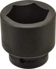 Proto - 1" Drive 55mm Standard Impact Socket - 6 Points, 3-7/64" OAL - Apex Tool & Supply