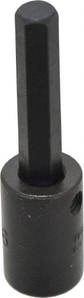 Proto - 3/8" Drive, 5/16" Impact Hex Bit Socket - 1-5/8" Bit Length, 2-23/32" OAL - Apex Tool & Supply