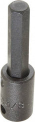 Proto - 3/8" Drive, 3/8" Impact Hex Bit Socket - 1-5/8" Bit Length, 2-23/32" OAL - Apex Tool & Supply