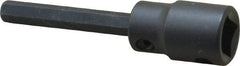 Proto - 3/8" Drive, 6mm Impact Hex Bit Socket - 2-23/32" OAL - Apex Tool & Supply