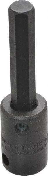 Proto - 3/8" Drive, 8mm Impact Hex Bit Socket - 2-23/32" OAL - Apex Tool & Supply